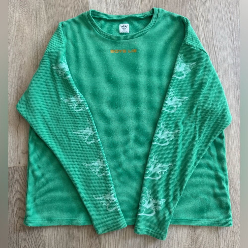 Boys Lie Waffle-Knit